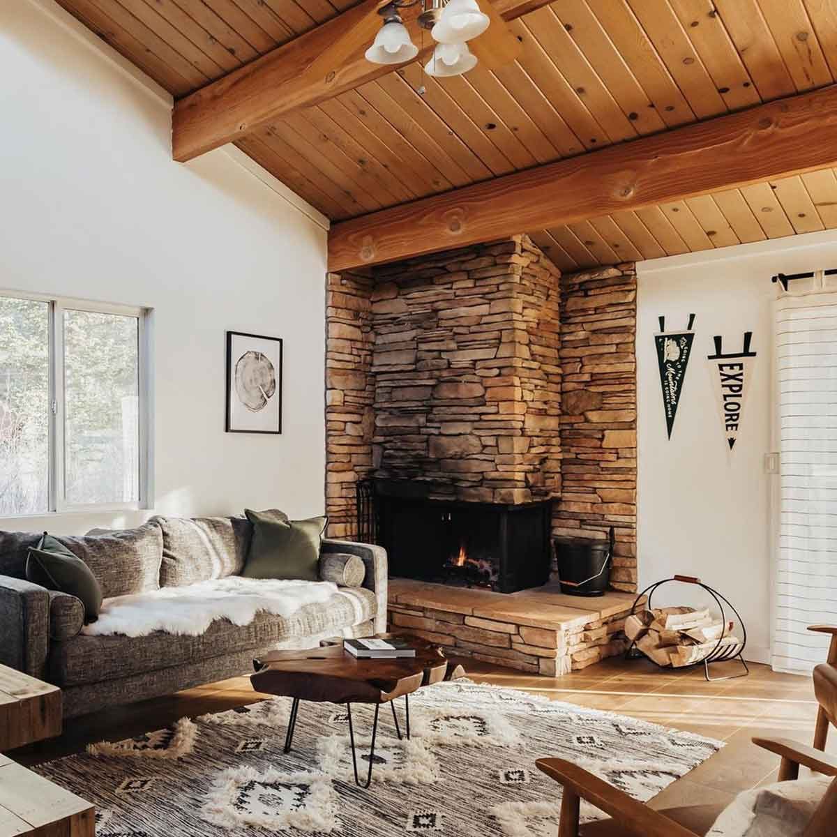 Cabin house interior design