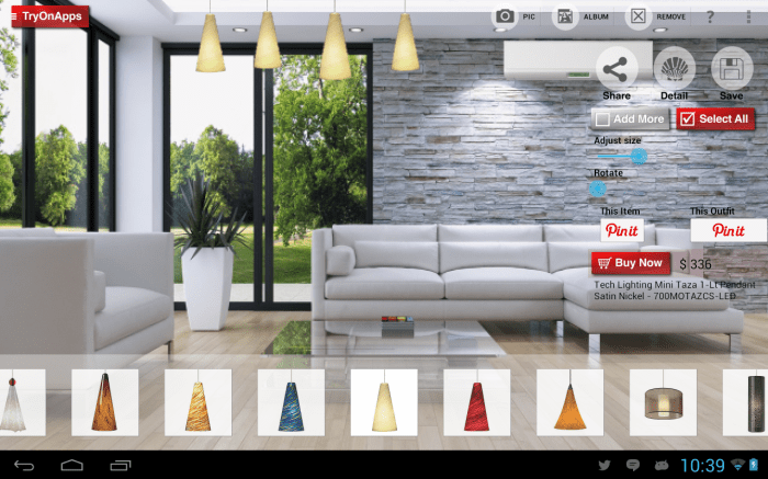 App for house interior design