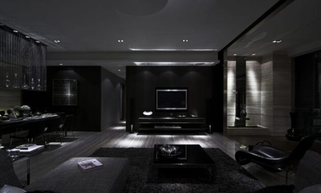 Black Interior Design House: A Bold Statement